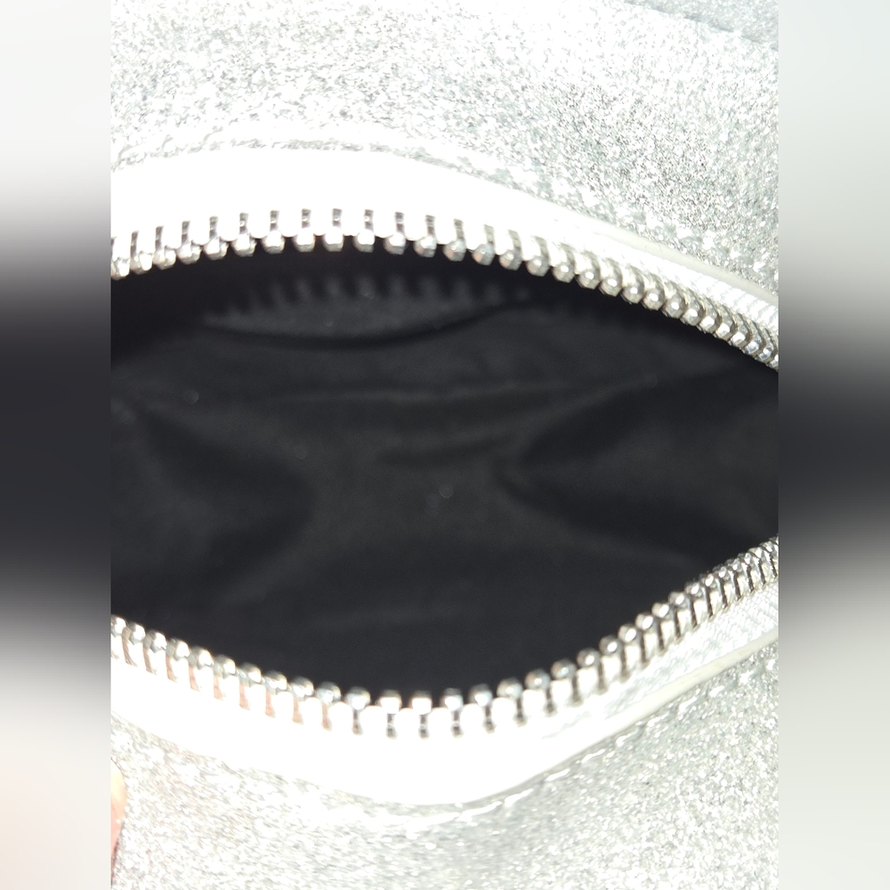Mad Engine Fine By Me Sparkly Ghost Halloween Purse - Picture 6 of 7
